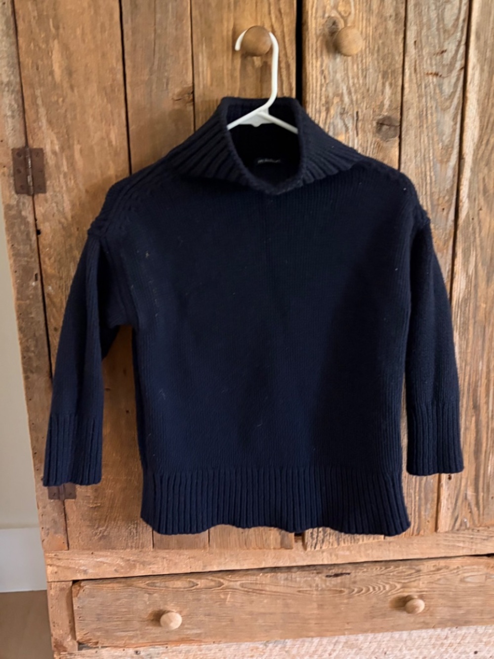 Lafayette 148 New York Wool BLEND NAVY Sweater P/S
